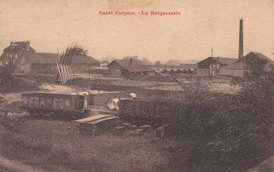 briqueterie et gare des marchandises à Saint-Sulpice (Oise)