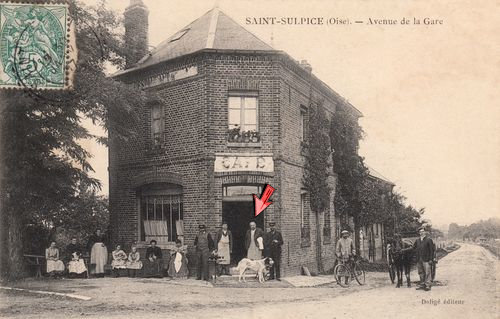 le café de la Gare à Saint-Sulpice (Oise)