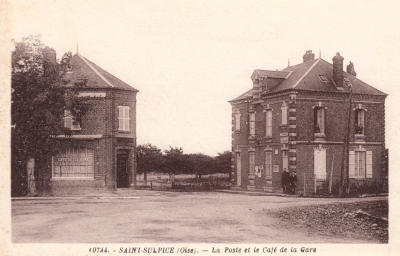 ancienne poste rue de la gare à Saint-Sulpice