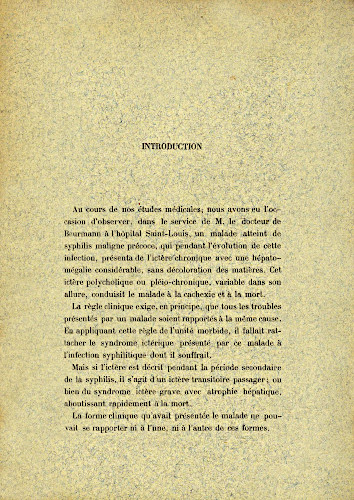 thèse du docteur Albert Marçais - introduction