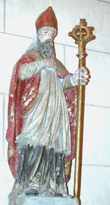Saint-Sulpice le pieux - statue à Allogny