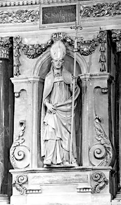 Saint-Sulpice le Pieux - statue à Avoise