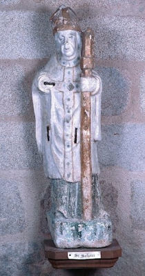 Saint-Sulpice le Pieux - statue à Dournazac