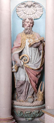 Saint-Sulpice le Pieux - statue au Boulay