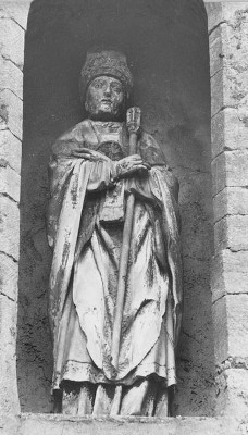Saint-Sulpice le Pieux - statue à Vallentigny