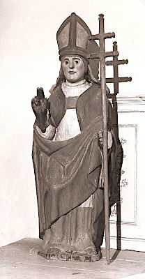 Saint-Sulpice le Pieux - statue à Niherne
