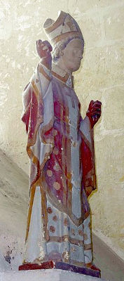 Saint-Sulpice le Pieux - statue à Béthancourt