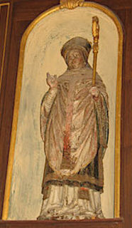 Saint-Sulpice le Pieux - statue lieu inconnu