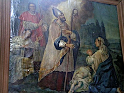 Saint-Sulpice le Pieux - tableau à Saint-Sulpice de Favières