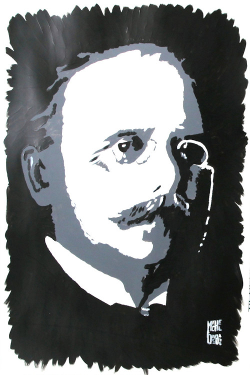 peinture acrylique sur toile du docteur Albert  par MJCO