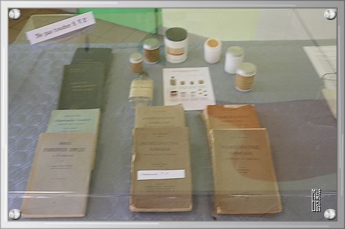 l'exposition sur la vie du docteur Albert  - ses livres