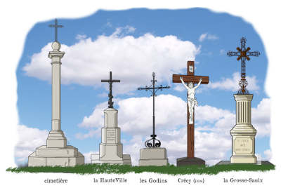 les calvaires et croix de Saint-Sulpice (Oise)