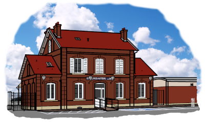 la gare de Saint-Sulpice (Oise)