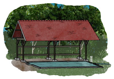 ancien lavoir de Saint-Sulpice (Oise)