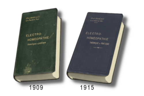 livres électro-homéopathie du docteur Albert Marçais