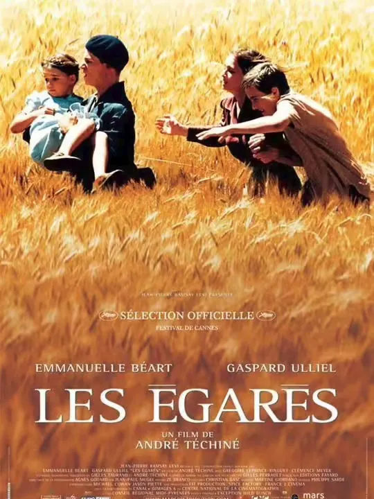 carte du tournage du film les égarés d'André Téchiné