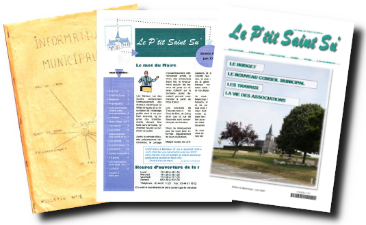 3 couvertures de bulletins municipaux