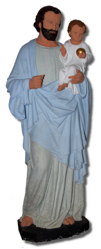 la statue de saint Joseph de l'église de Saint-Sulpice