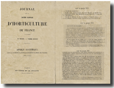 journal de la société d'horticulture de France de 1927