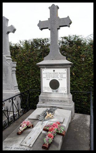 tombe du docteur Albert Marçais à Saint-Sulpice (Oise)