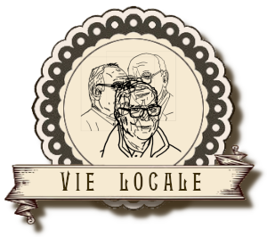 étiquette ronde menu vie locale