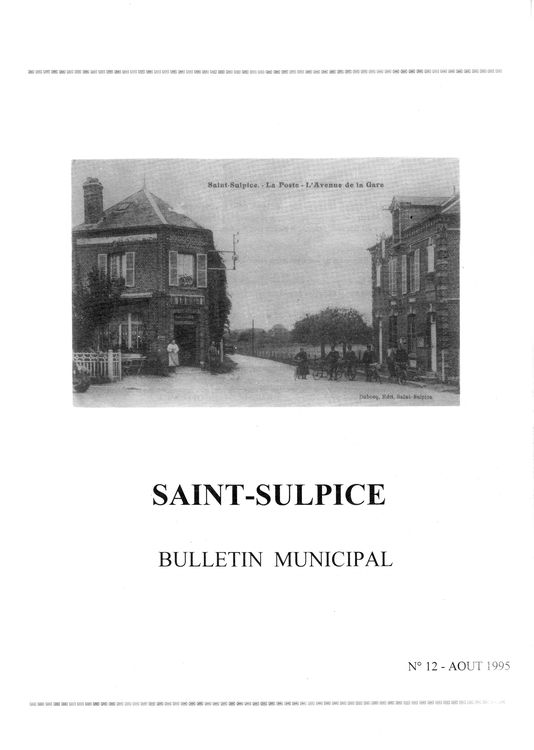 bulletin municipal août 1995