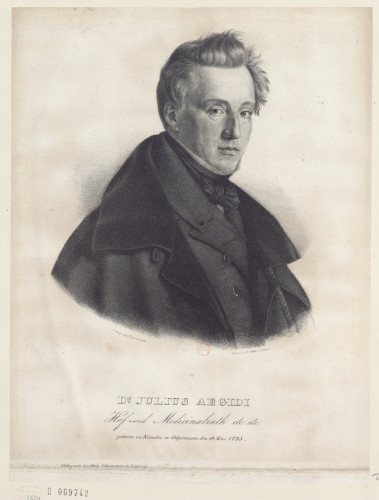 portrait de Julius Aegidi par Ludwig Schumann