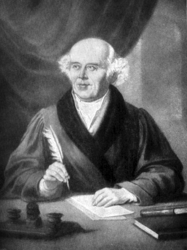 portrait de Samuel Hahnemann - source : wikipedia