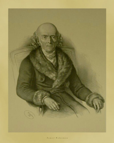 portrait de Samuel Hahnemann - lithographie de Kriehuber