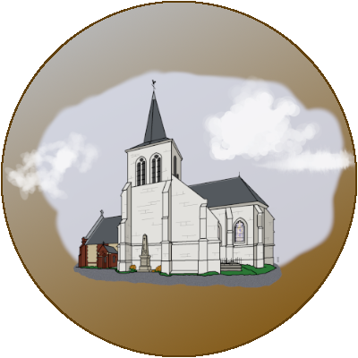 L'église de Saint-Sulpice dans l'Oise